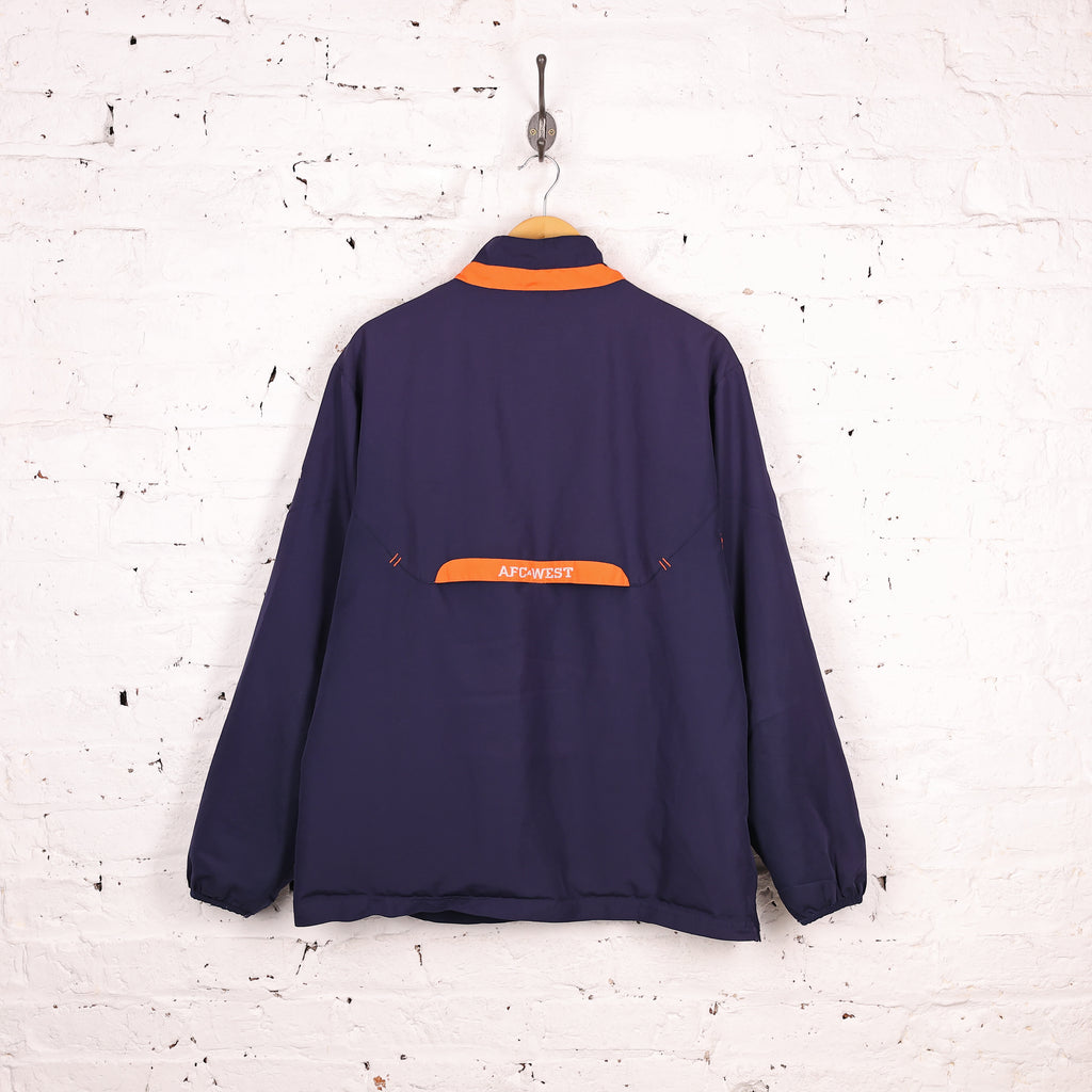 Denver Broncos Shell 1/4 Zip NFL Top - Blue - M