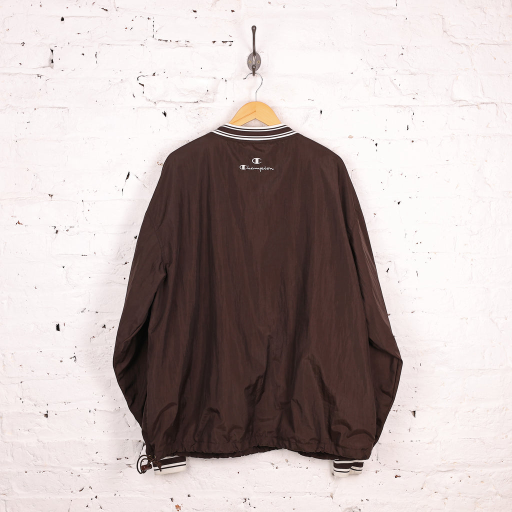 Lehigh Mountain Hawks Champion Drill Shell Top - Brown - XXL