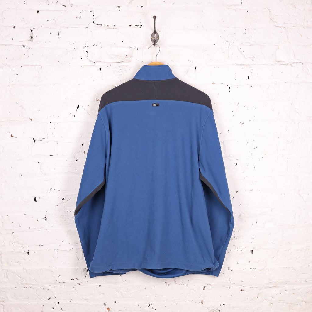 Adidas 1/4 Zip 90s Fleece - Blue - XL