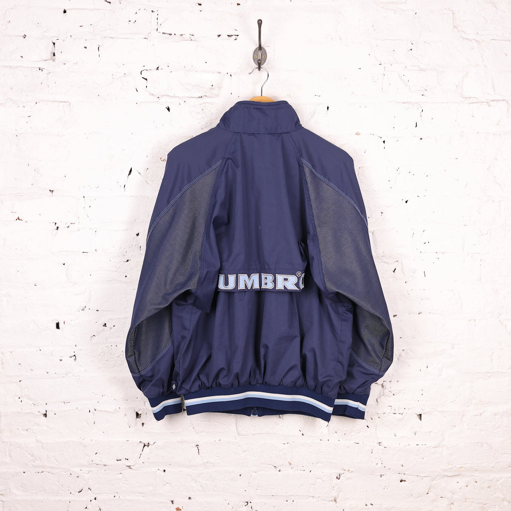 Umbro 90s Windbreaker Tracksuit Top Jacket - Blue - M