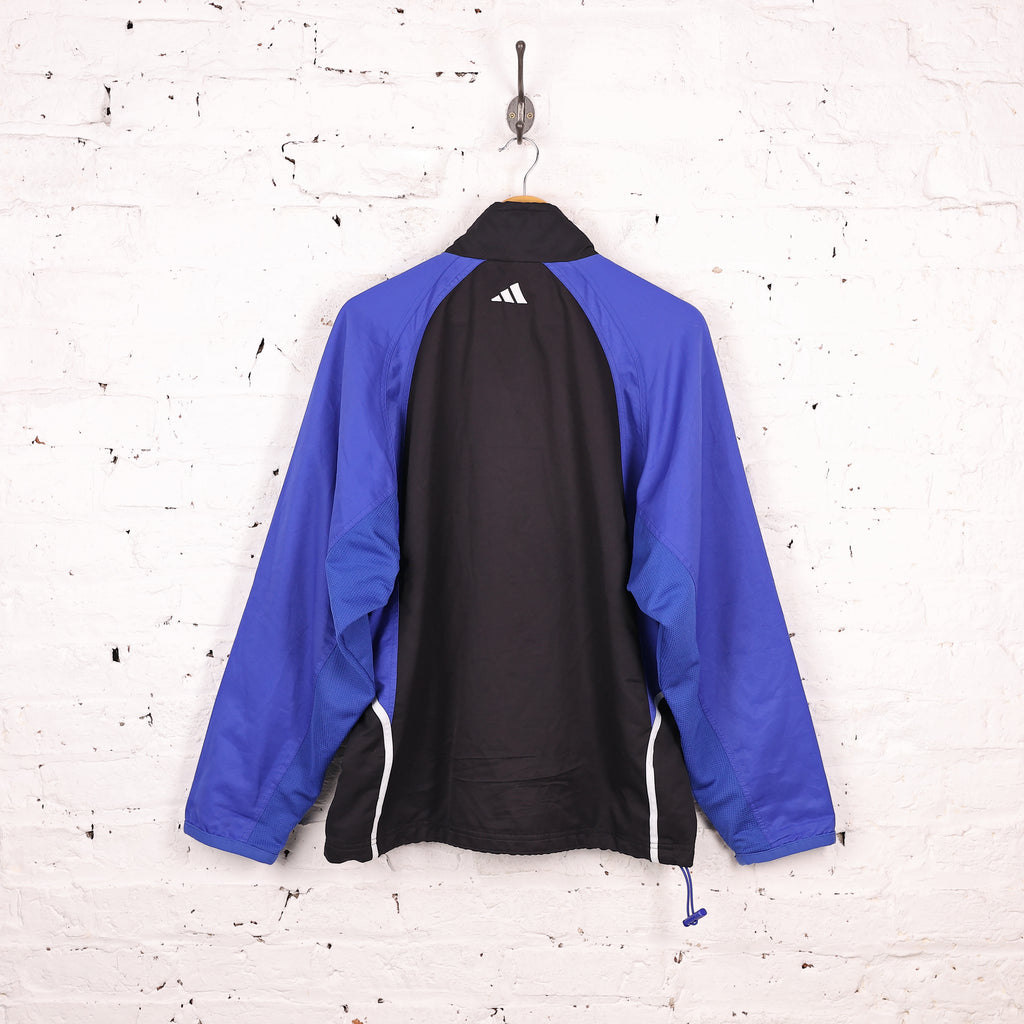 90s Adidas Tracksuit Top Jacket - Black - M