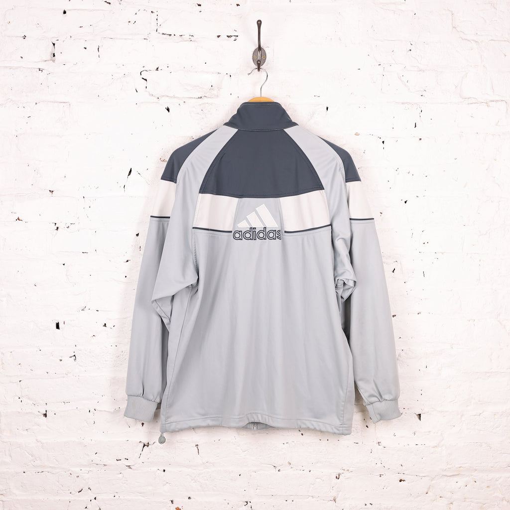 90s Adidas Tracksuit Top Jacket - Grey - M