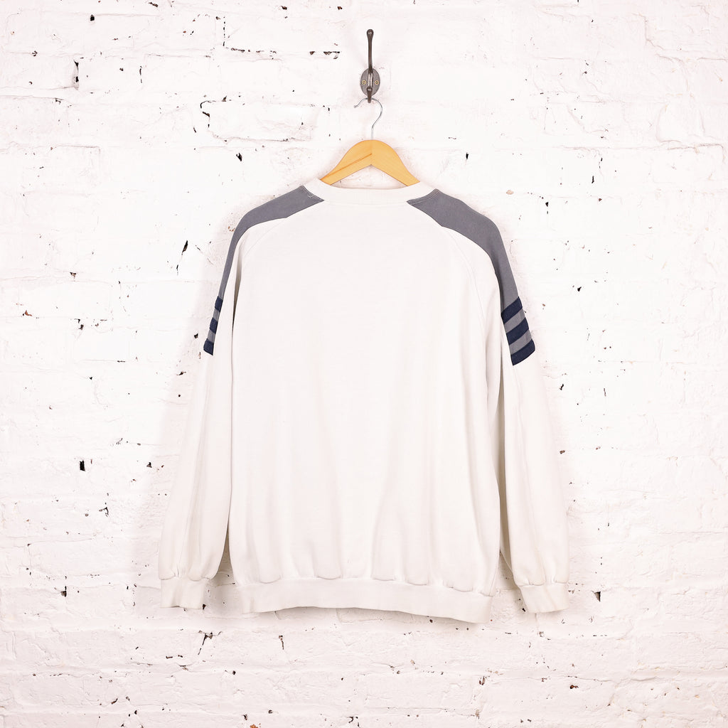 90s Adidas Sweatshirt - White - XL
