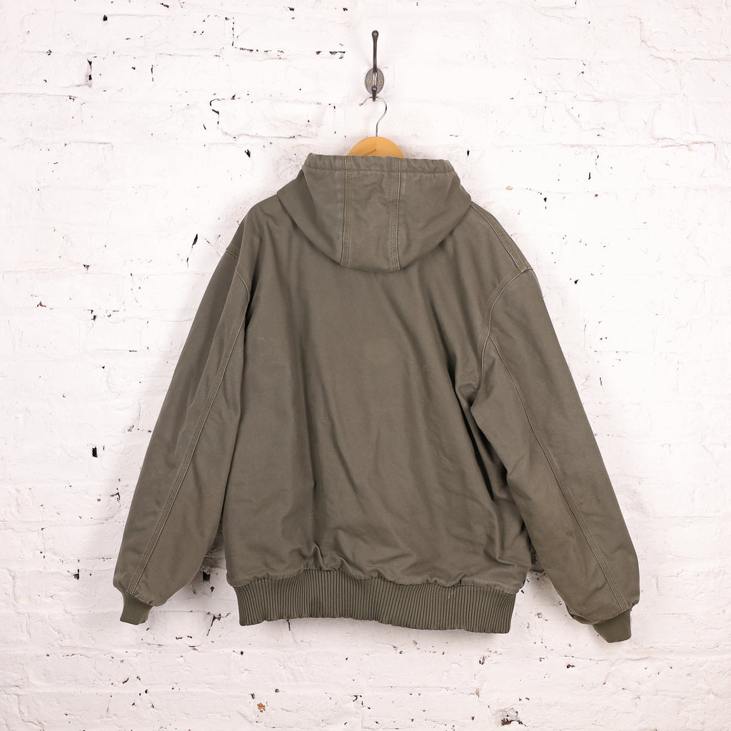 Carhartt Hooded Hunting Work Jacket - Green - XL