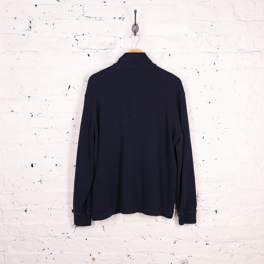 Ralph Lauren 1/4 Zip Sweatshirt - Blue - L