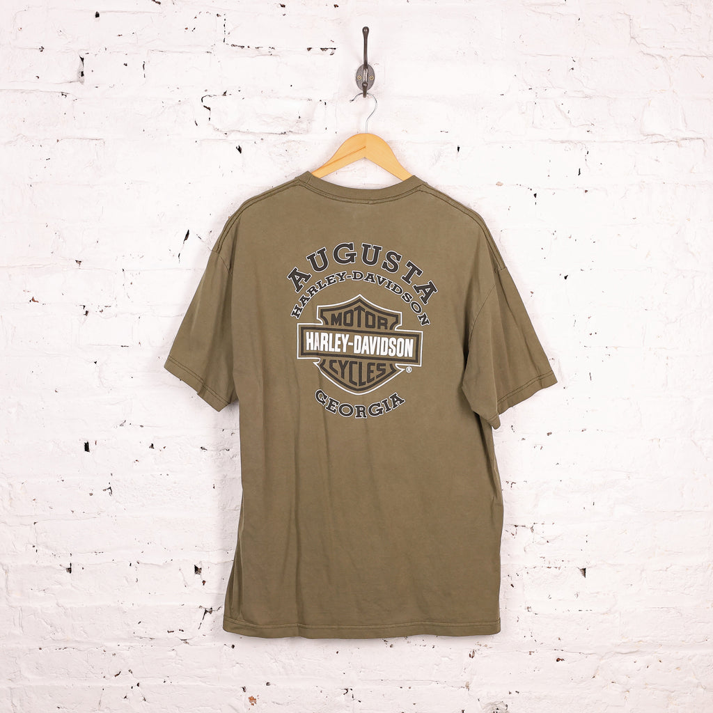 Harley Davidson T Shirt - Green - XL