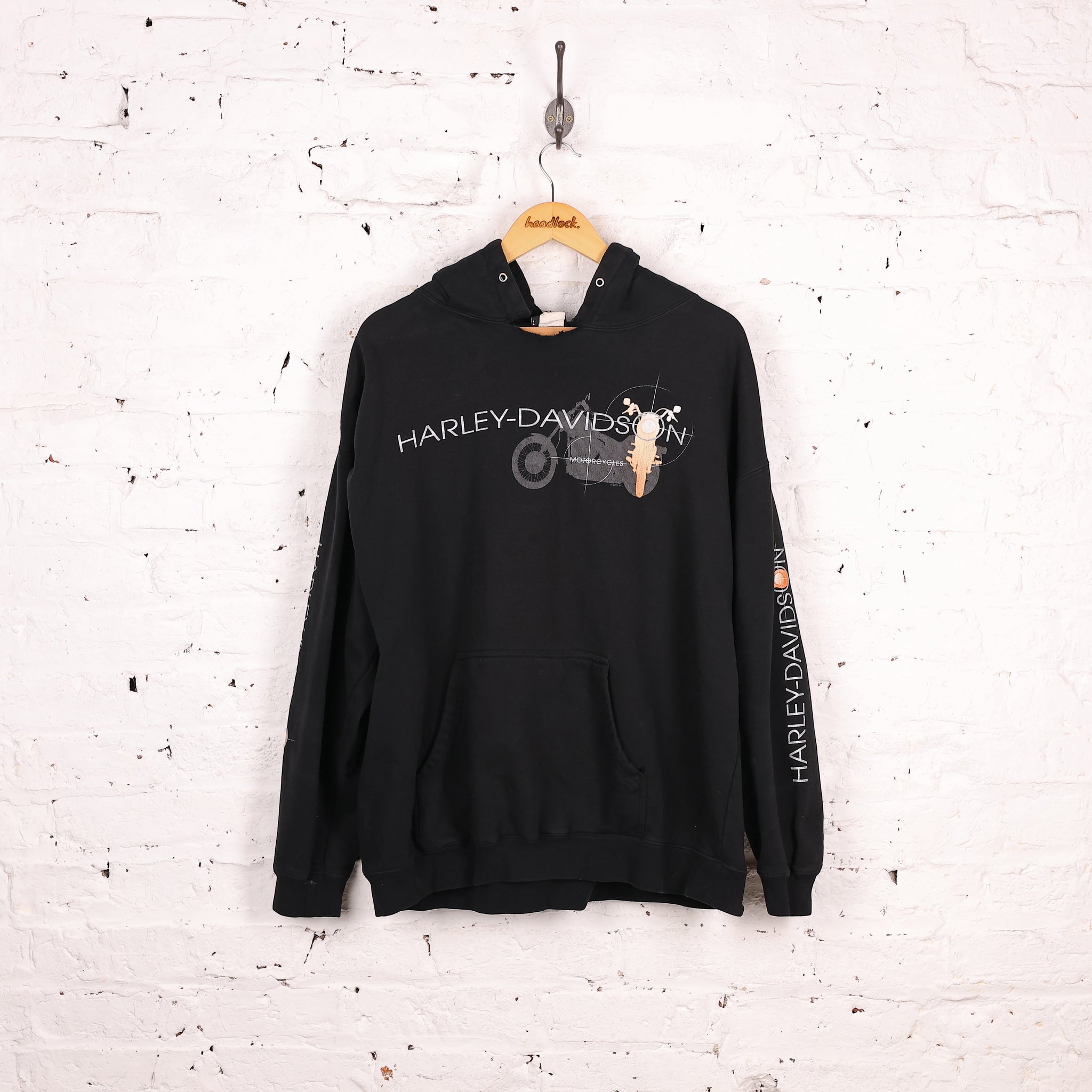 Harley Davidson Graphic Hoodie - Black - XL – Headlock