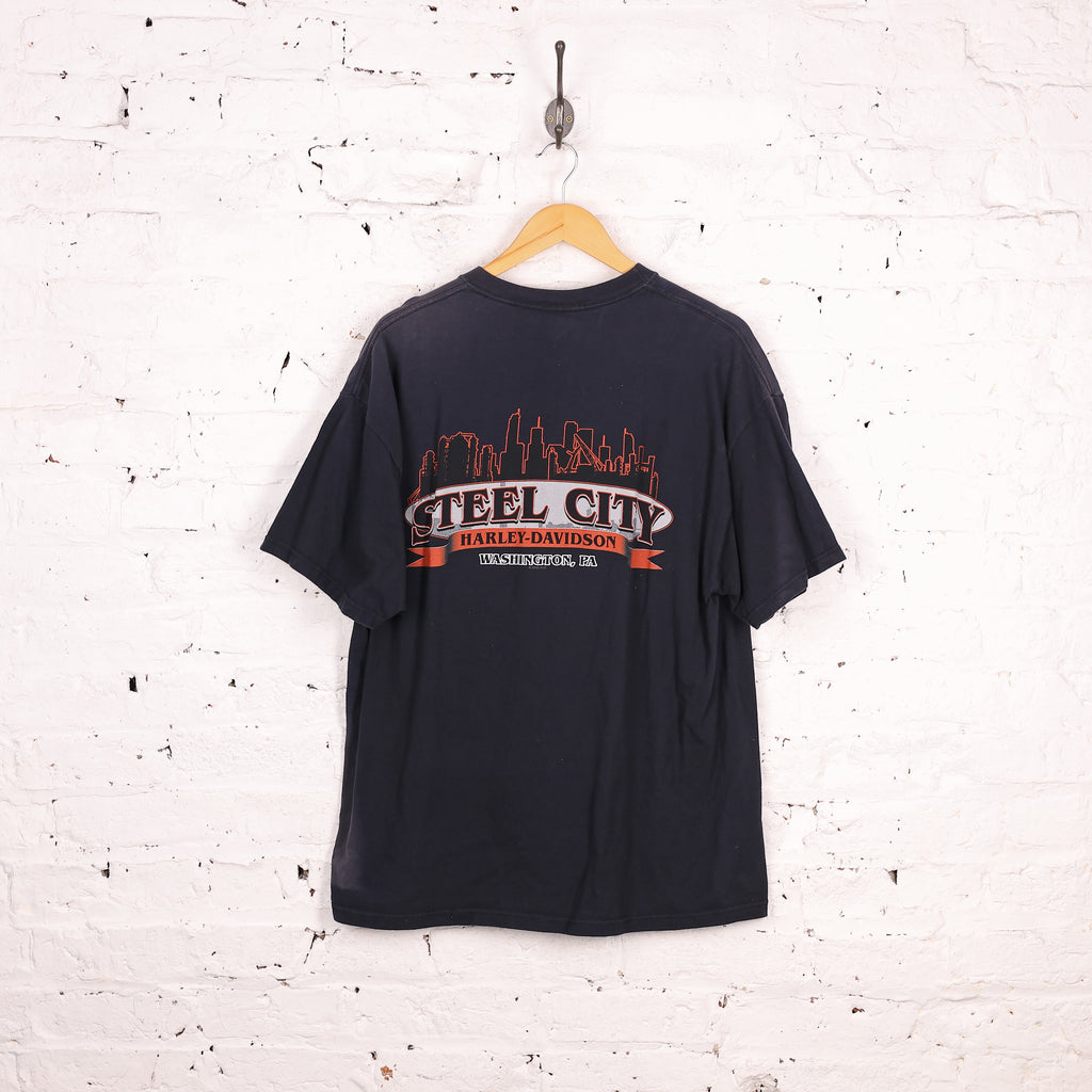 Harley Davidson T Shirt - Black - XL