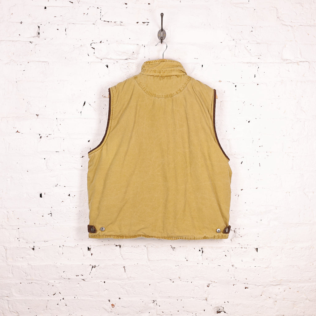 Wrangler Hero Canvas Gilet Jacket - Sand - XL