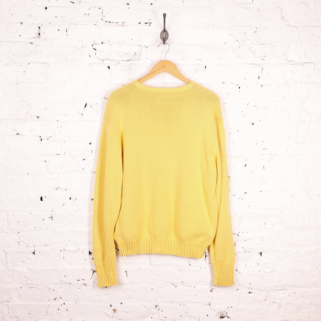 Ralph Lauren Knit Jumper - Yellow - XL