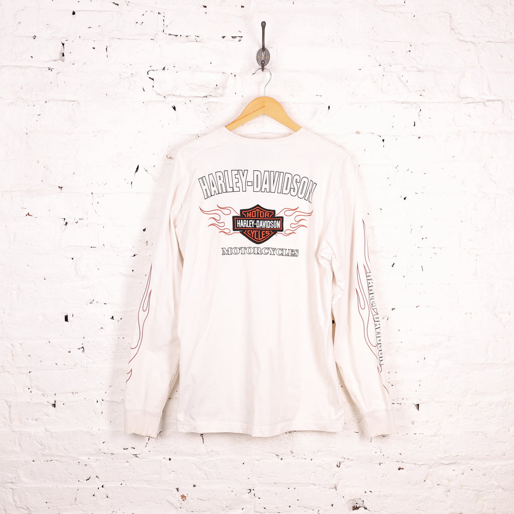 Harley Davidson Sweatshirt - White - L