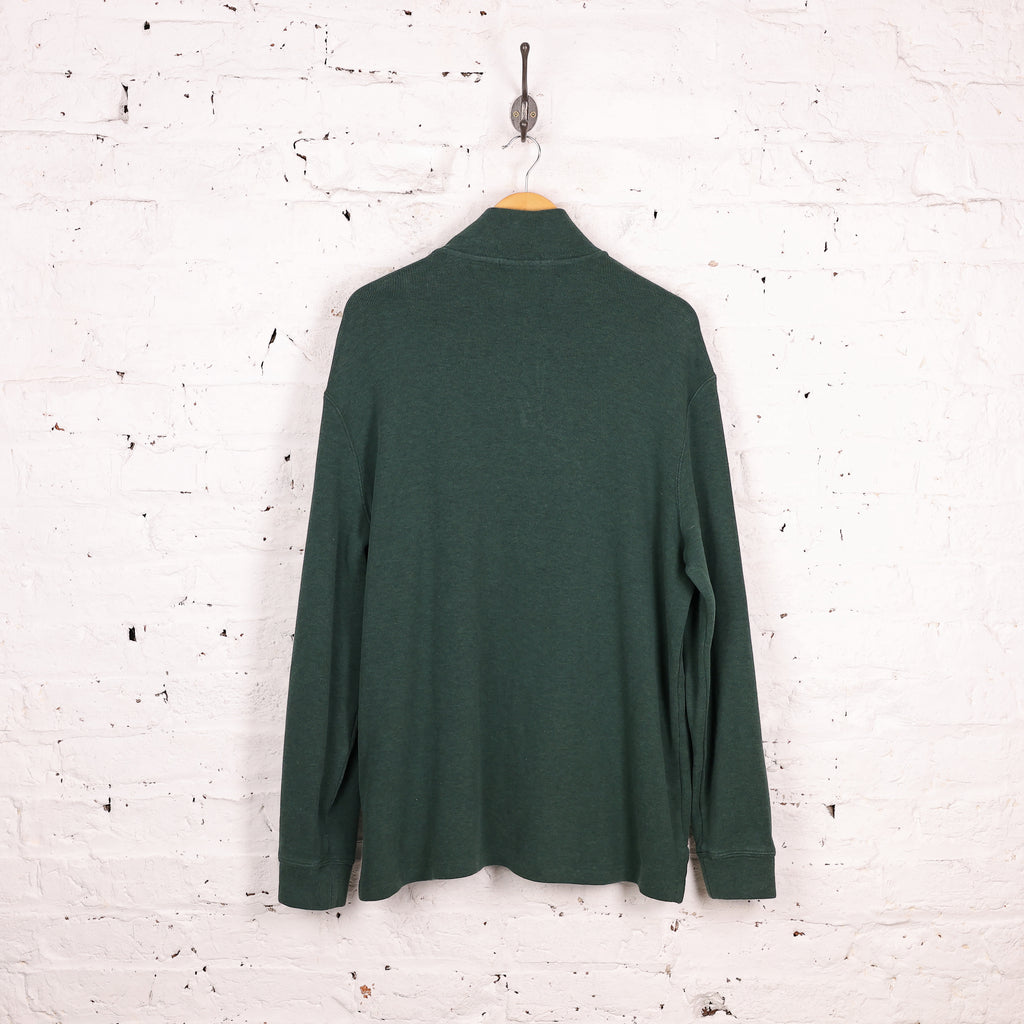 Ralph Lauren 1/4 Zip Sweatshirt - Green - XL