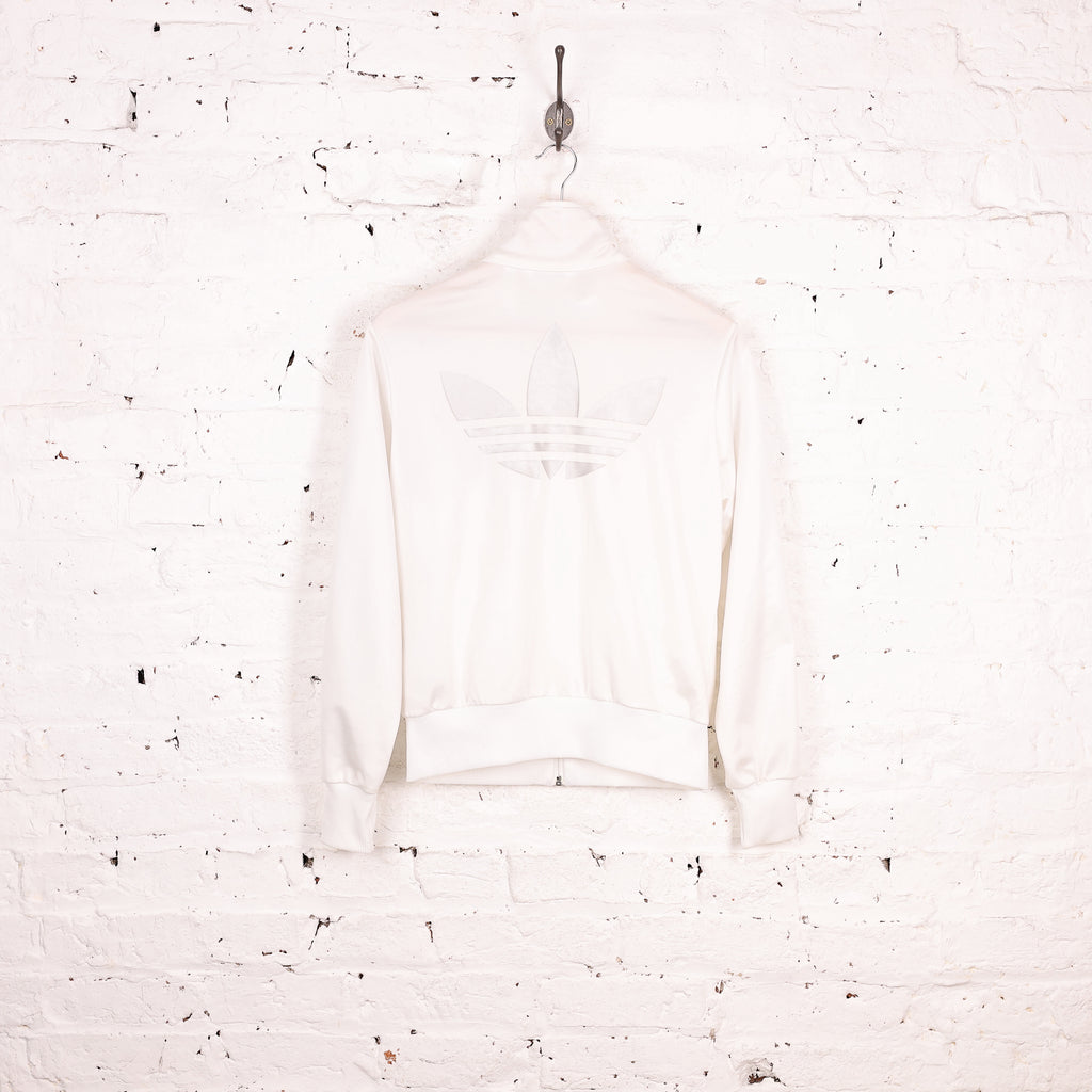 Women's Adidas Tracksuit Top Jacket - White - Women's L