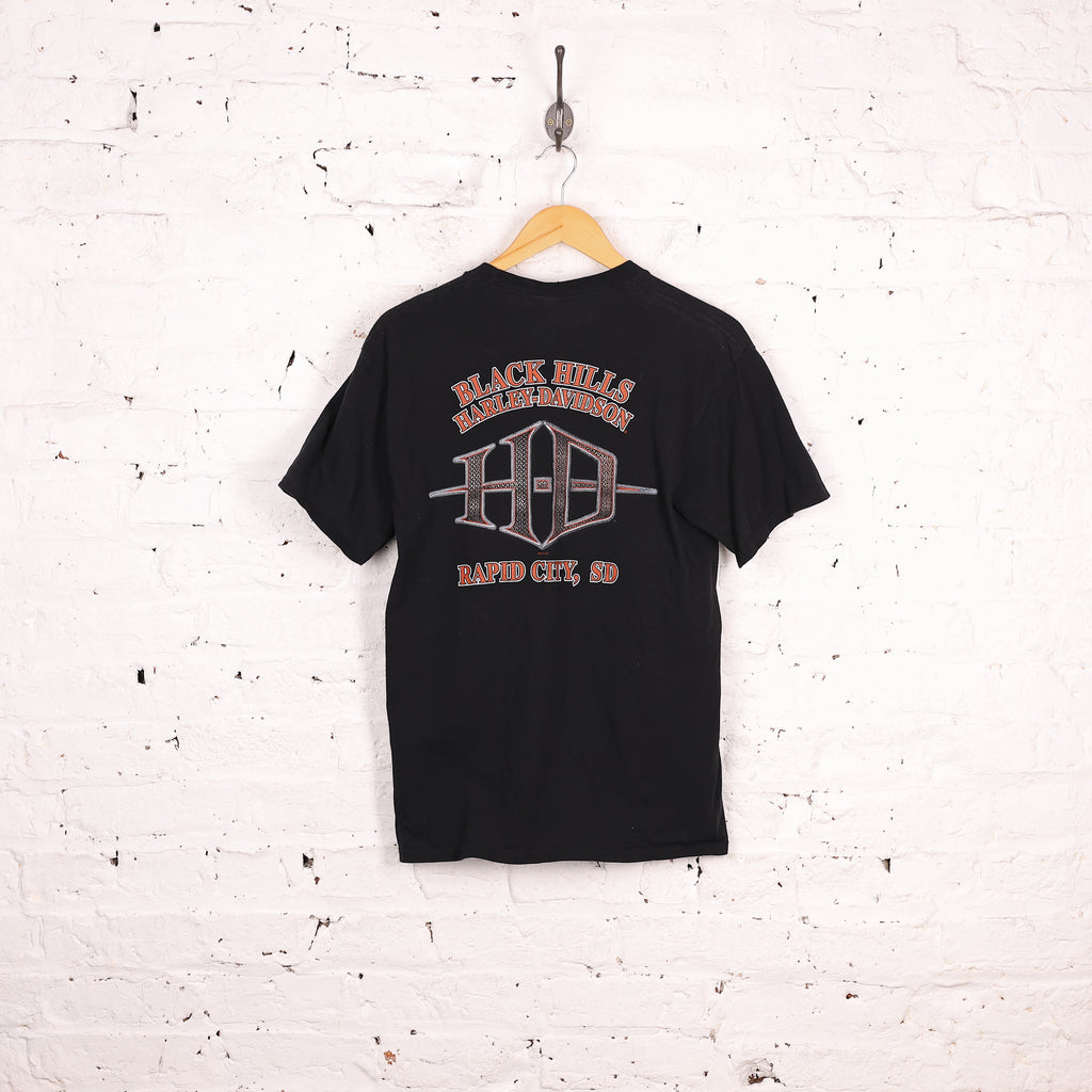 Harley Davidson Rapid City Pocket T Shirt - Black - M