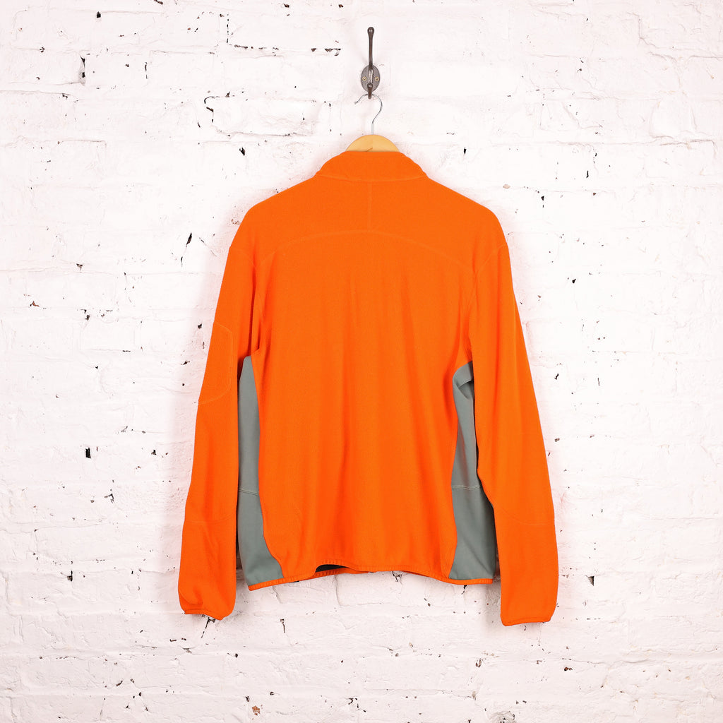 The North Face Polartec Full Zip Fleece - Orange - XL
