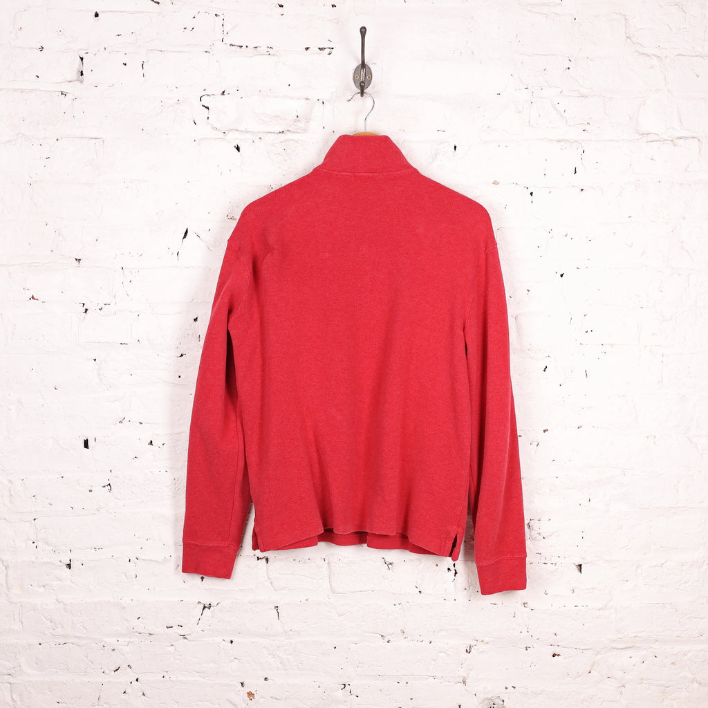 Ralph Lauren 1/4 Zip Sweatshirt - Red - M