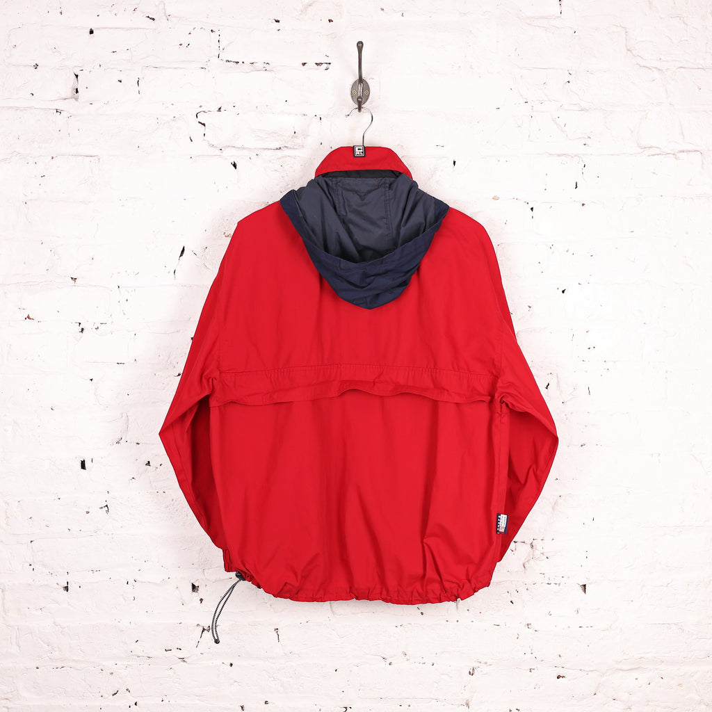 Chaps Ralph Lauren 1/4 Zip Shell Jacket - Red - S