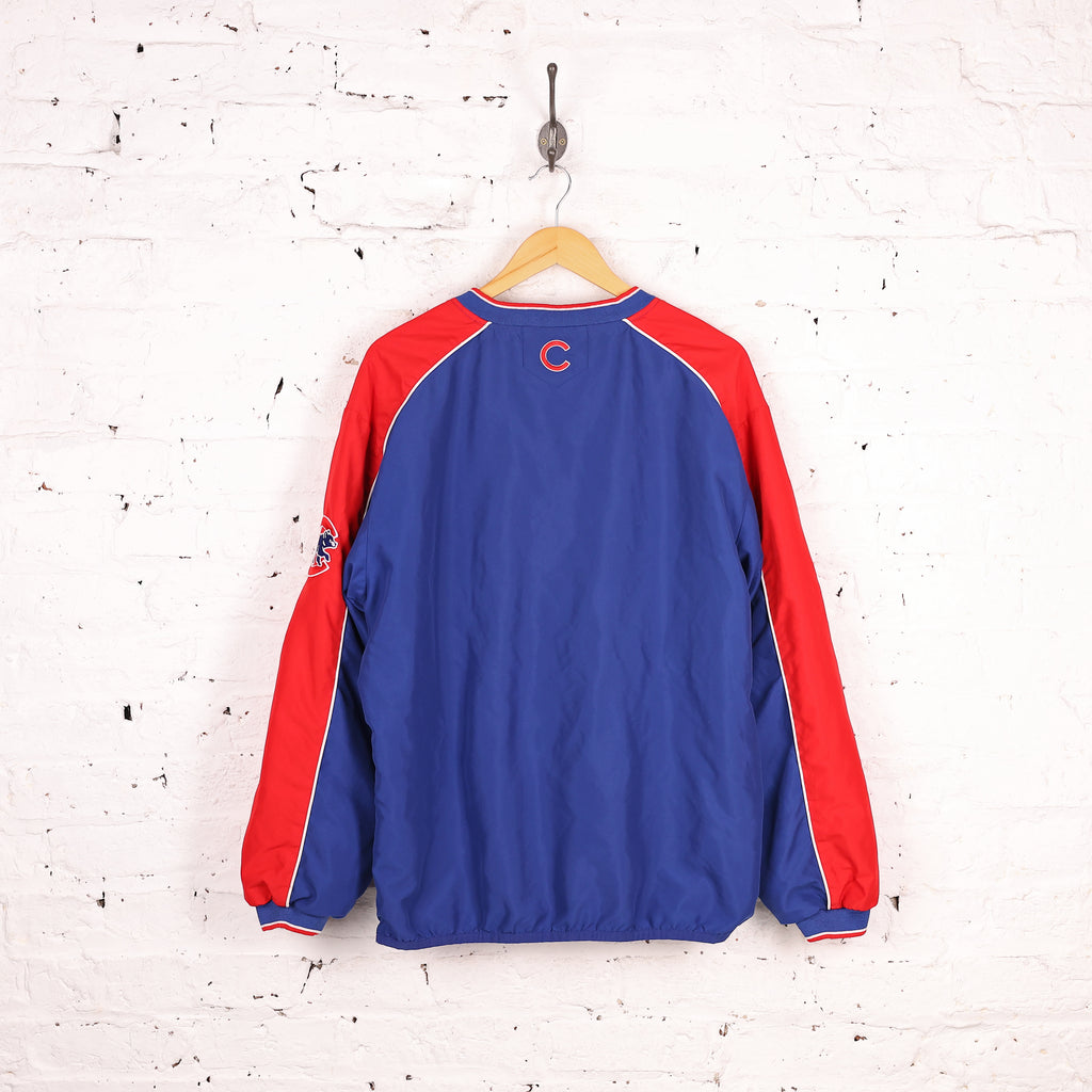 Chicago Cubs MLB Drill Top - Blue - L