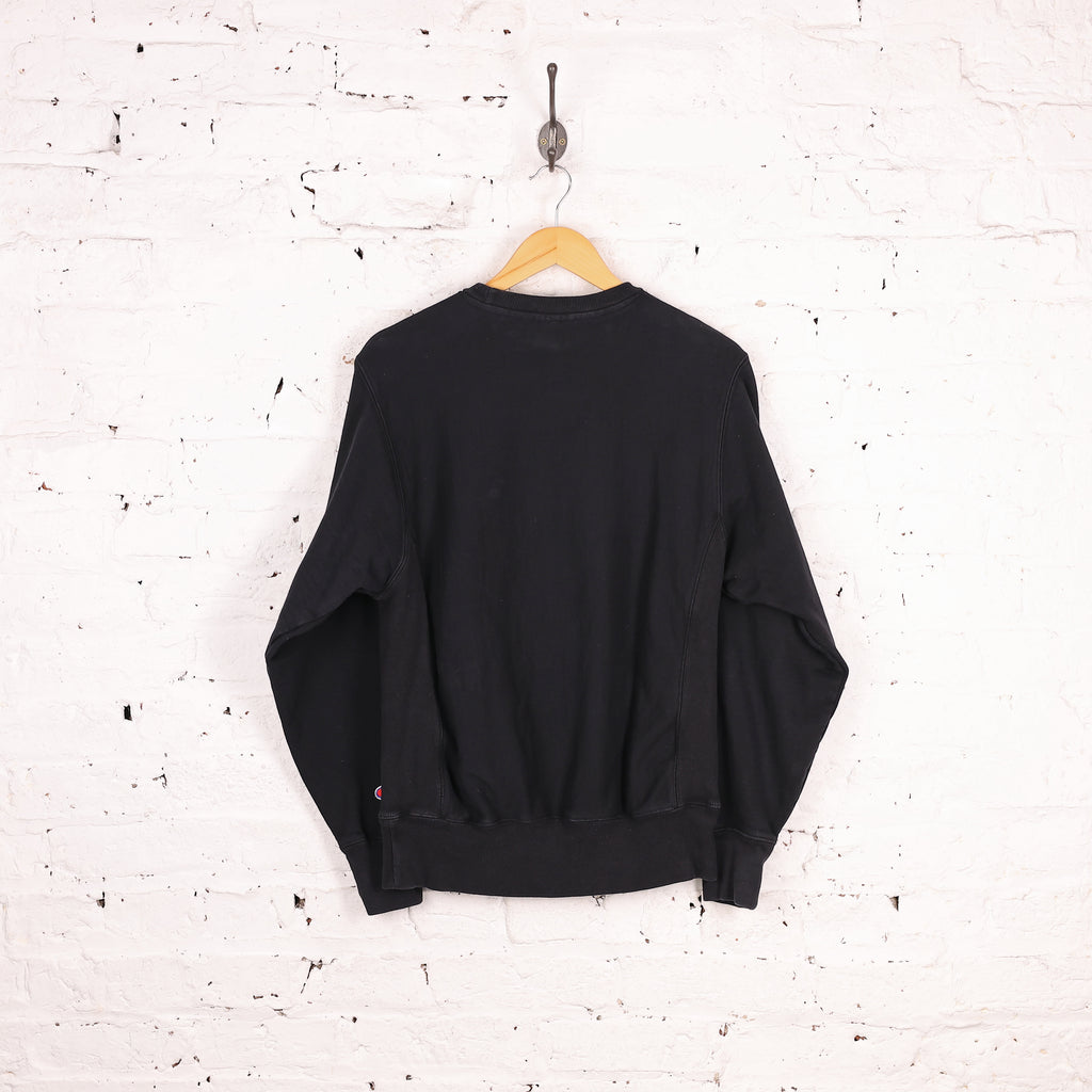 Champion Reverse Weave Sweatshirt - Black - S