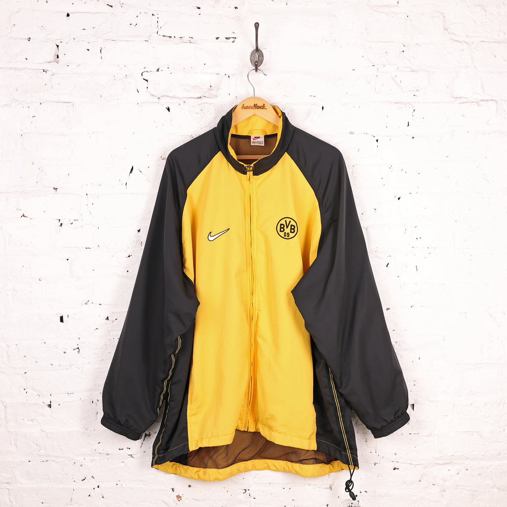 Borussia Dortmund Nike 1998 Tracksuit Top Jacket Yellow XL
