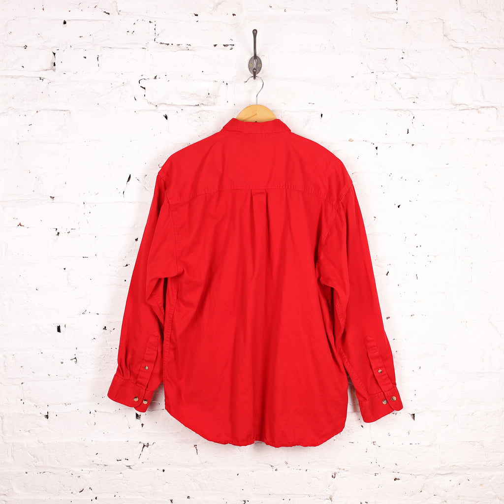 Winner's Circle Bud Racing Long Sleeve Shirt - Red - XL