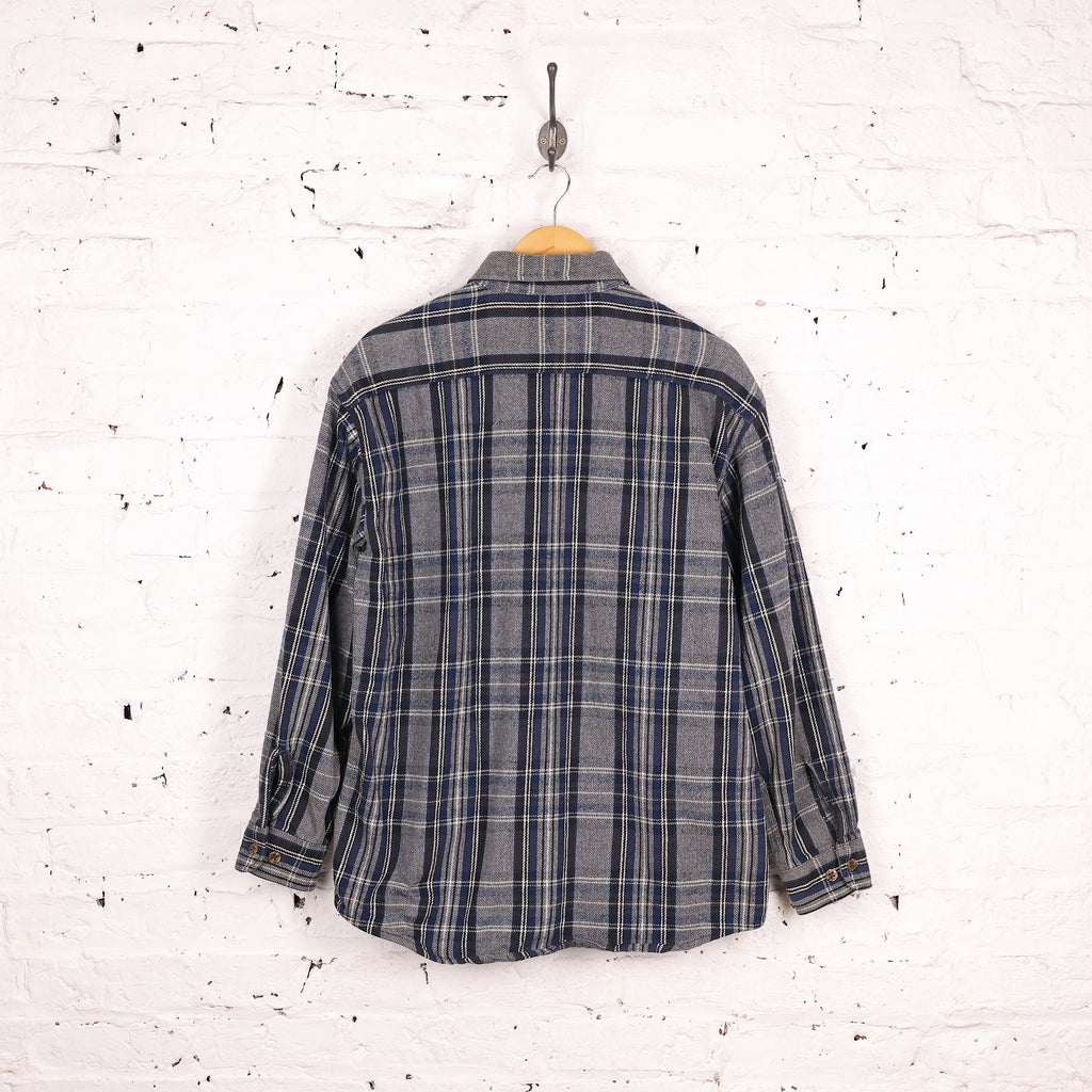 Heavyweight Check Shirt - Grey - L