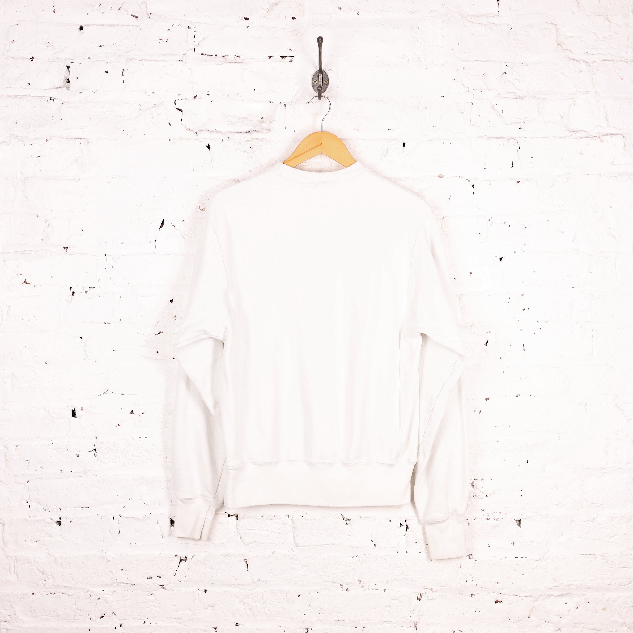 Champion Reverse Weave Sweatshirt - White -S – Headlock