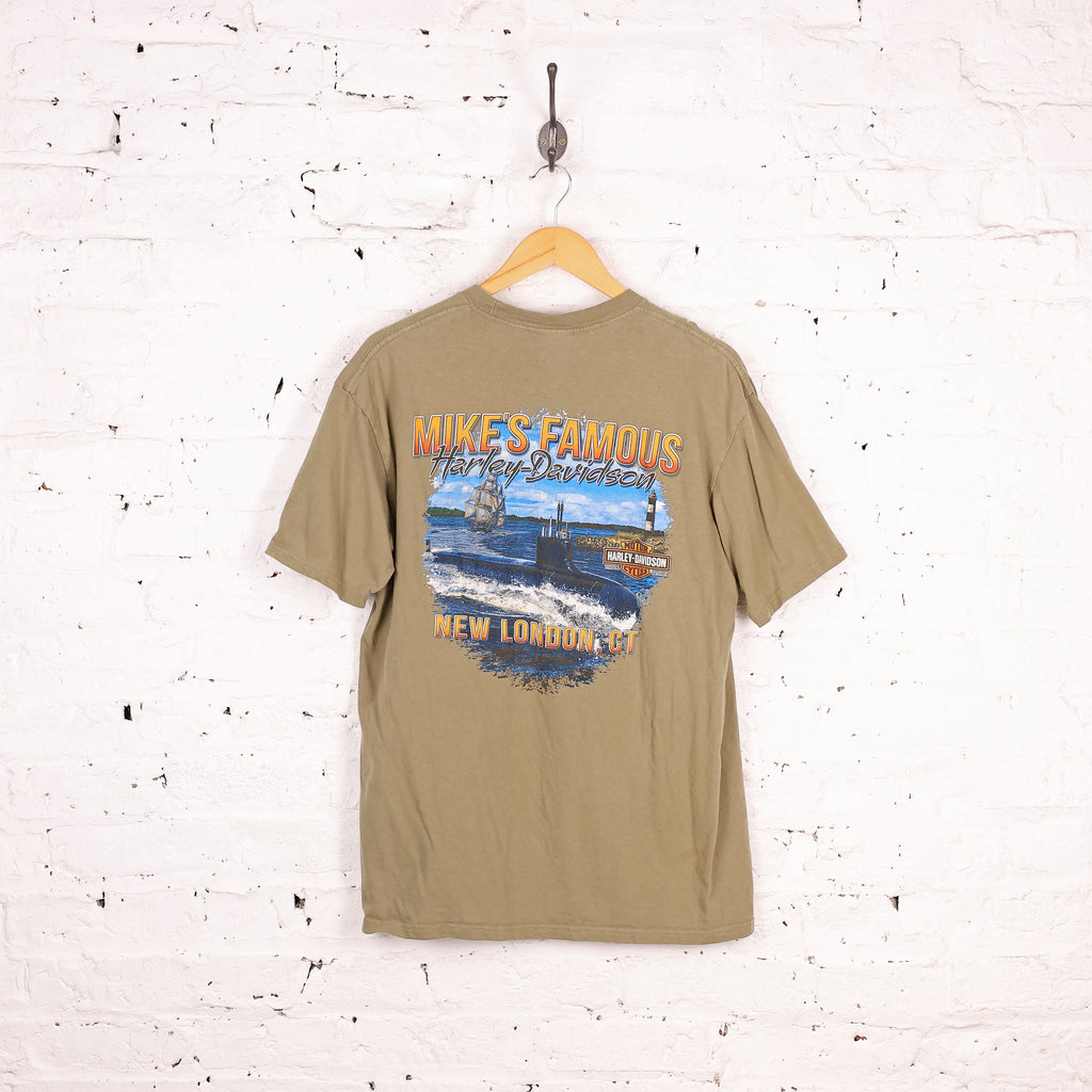 Harley Davidson T Shirt - Green - L