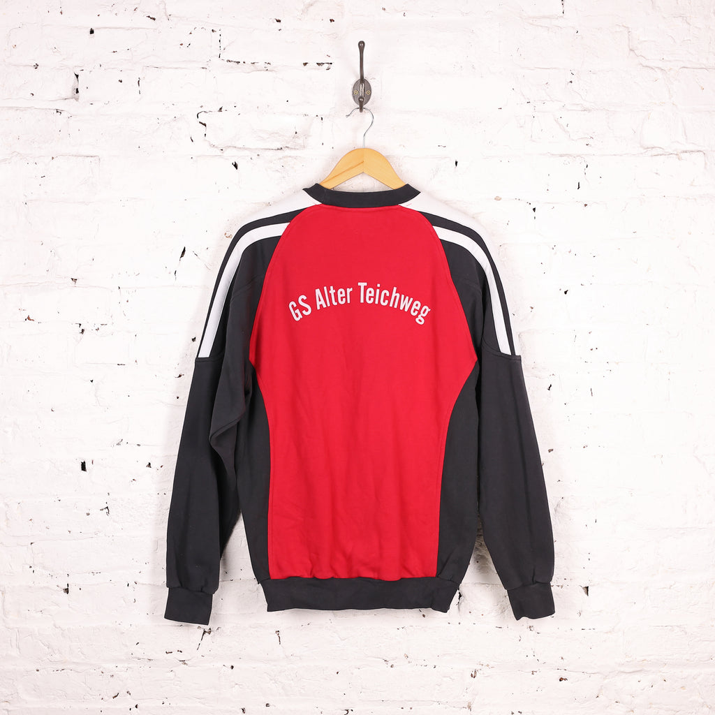90s Adidas Sweatshirt - Red - M