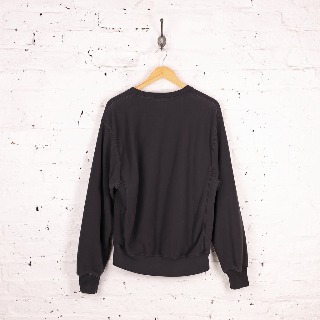 Champion  Reverse Weave Spell Out Sweatshirt - Black - M