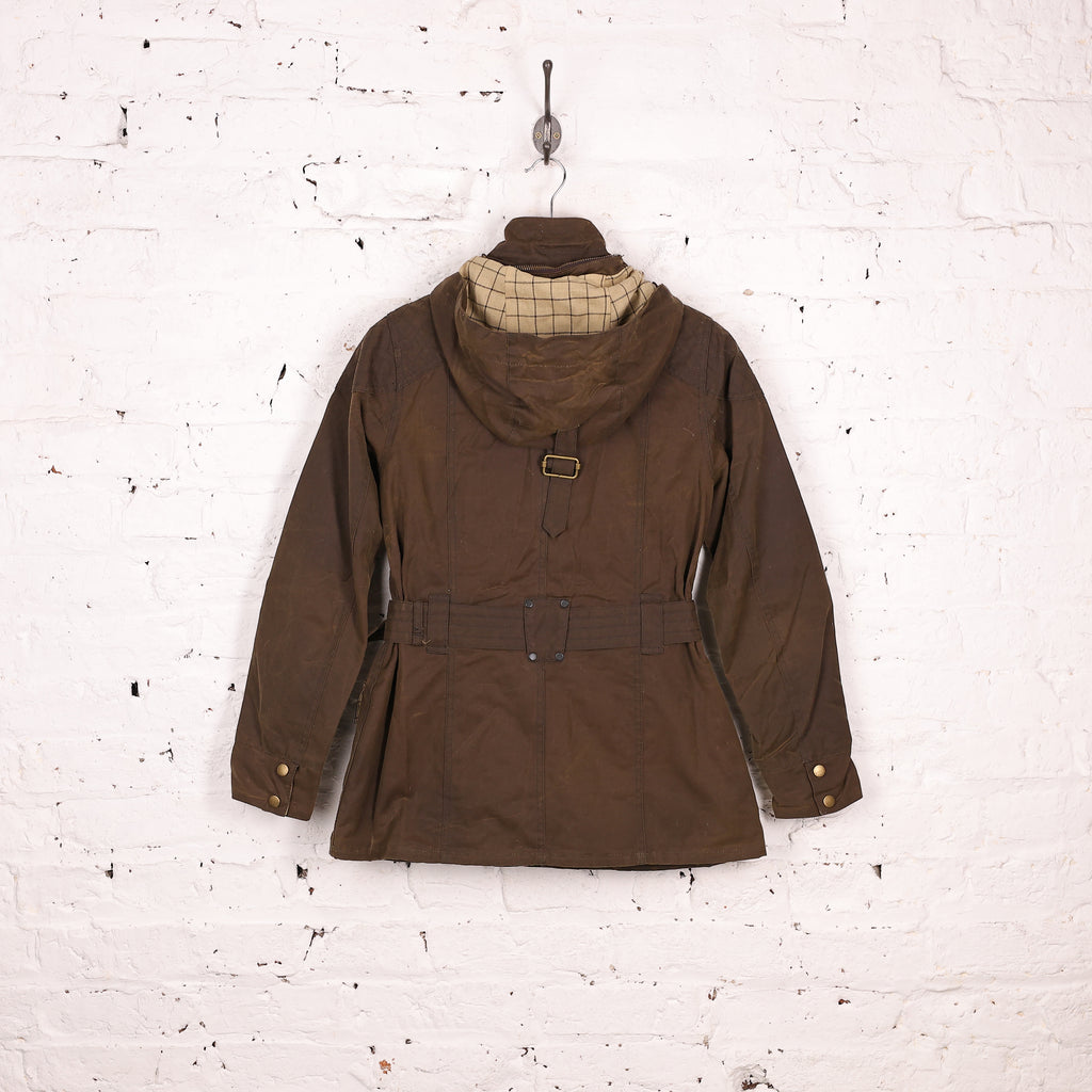Women's Barbour Rebel Wax Jacket - Brown - Women's M