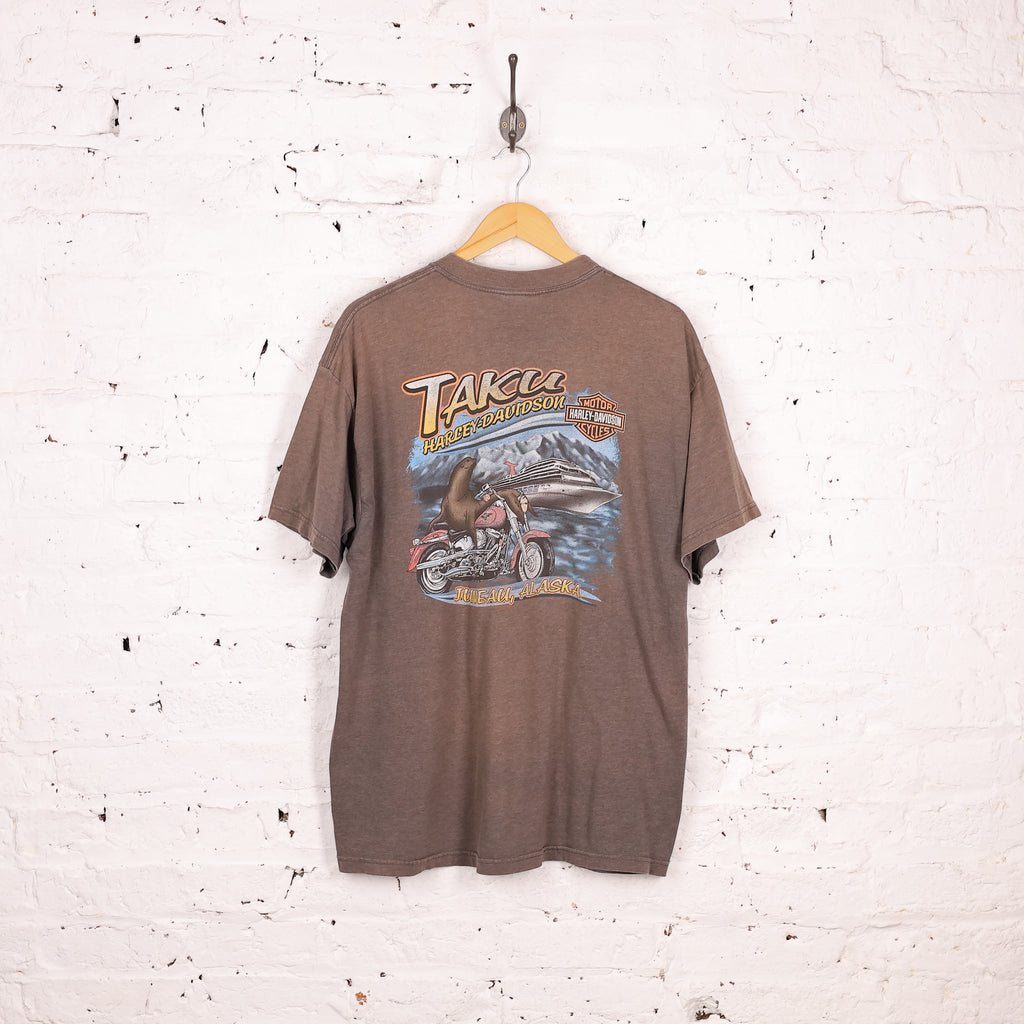 Harley Davidson T Shirt - Grey - XL