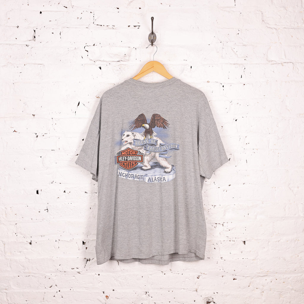 Harley Davidson Alaska T Shirt - Grey - XXL