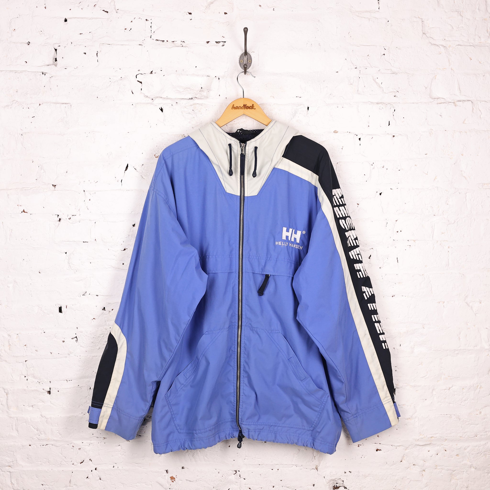Helly Hansen Razorfish Rain Jacket - Blue - XL – Headlock