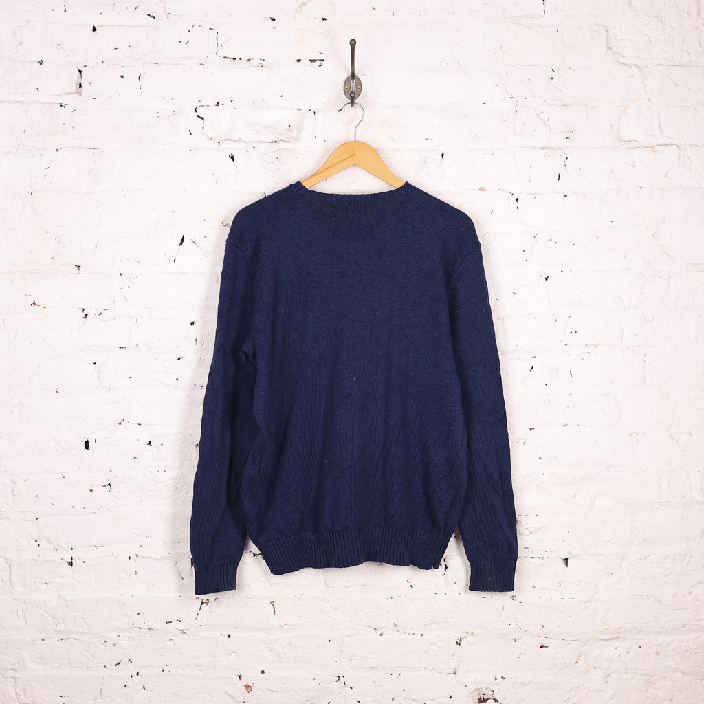 Ralph Lauren Knit Jumper - Blue - L
