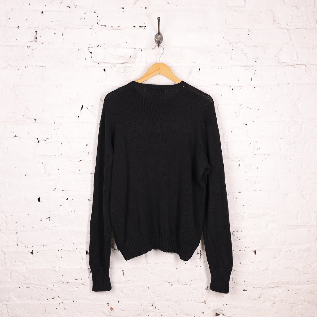 Ralph Lauren Knit Jumper - Black - L