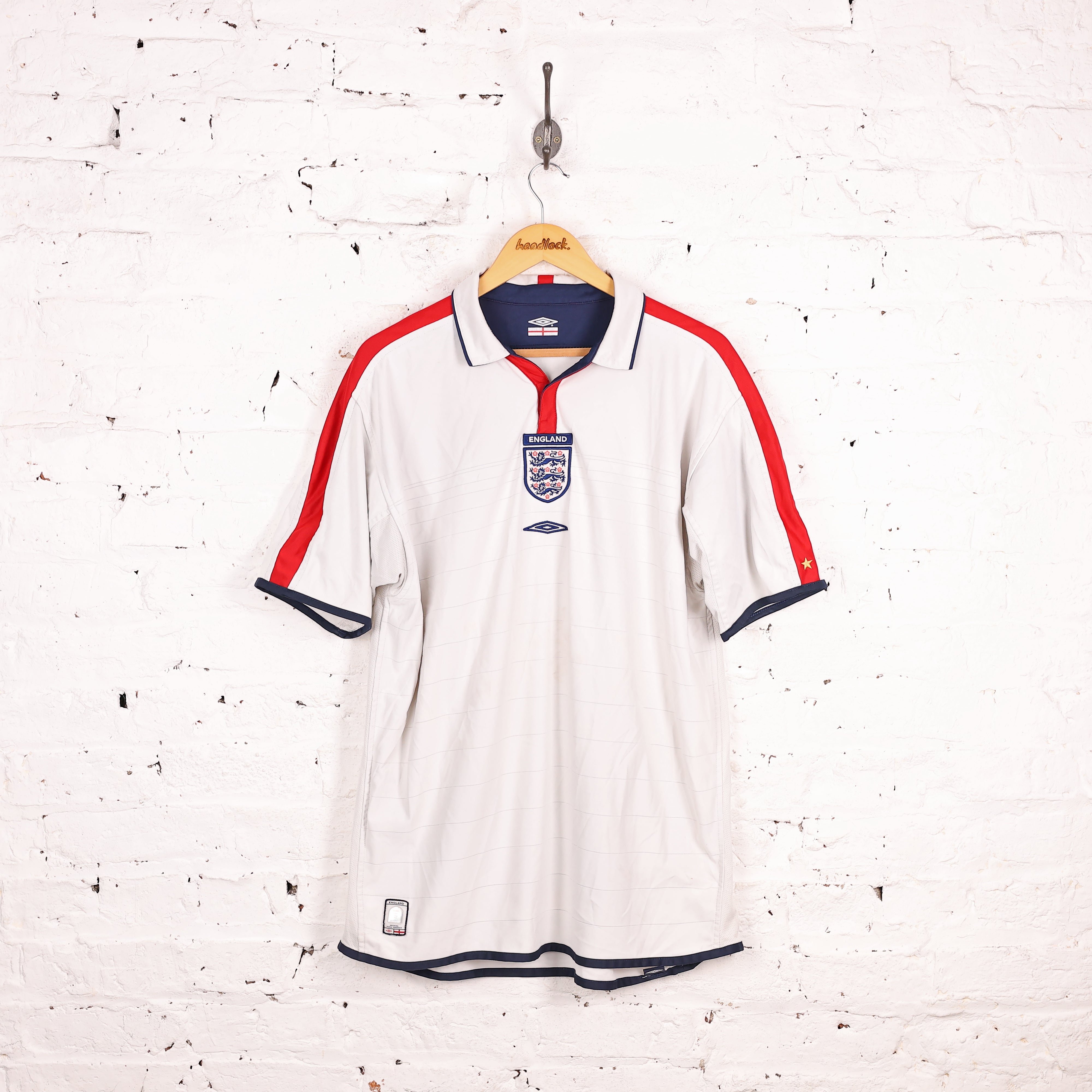 Umbro England 2003 Reversible Home Football Shirt - White - XL