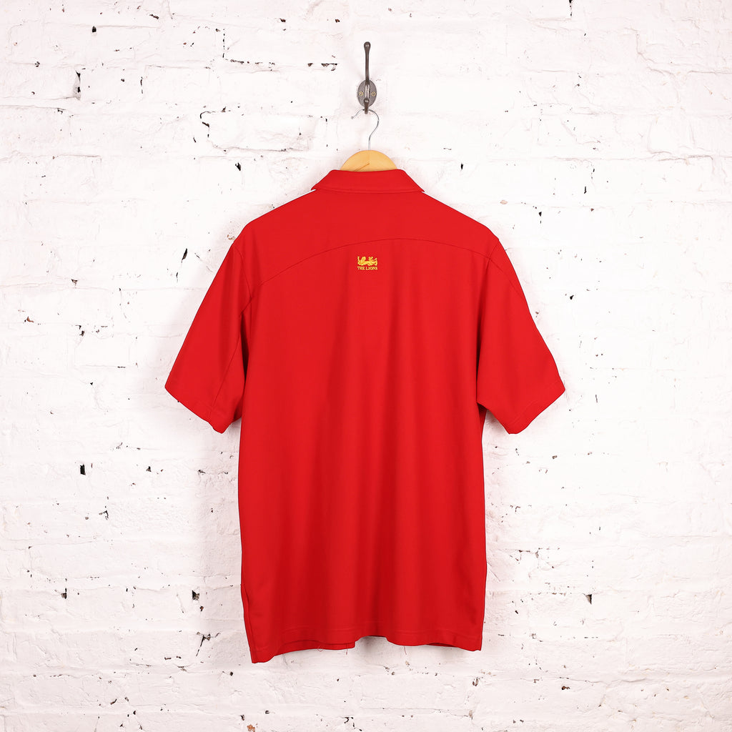 Adidas British & Irish Lions Short Sleeve Polo Shirt - Red - XL