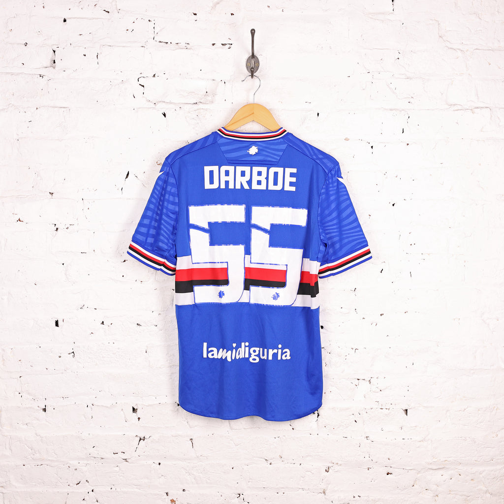 Macron UC Sampdoria 2024 Ebrima Darboe Football Home Shirt - Blue - L