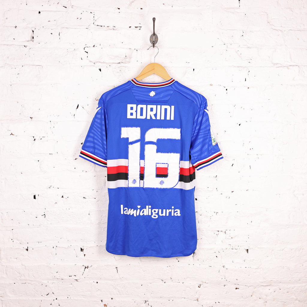 Macron UC Sampdoria 2024 Fabio Borini Football Home Shirt - Blue - L