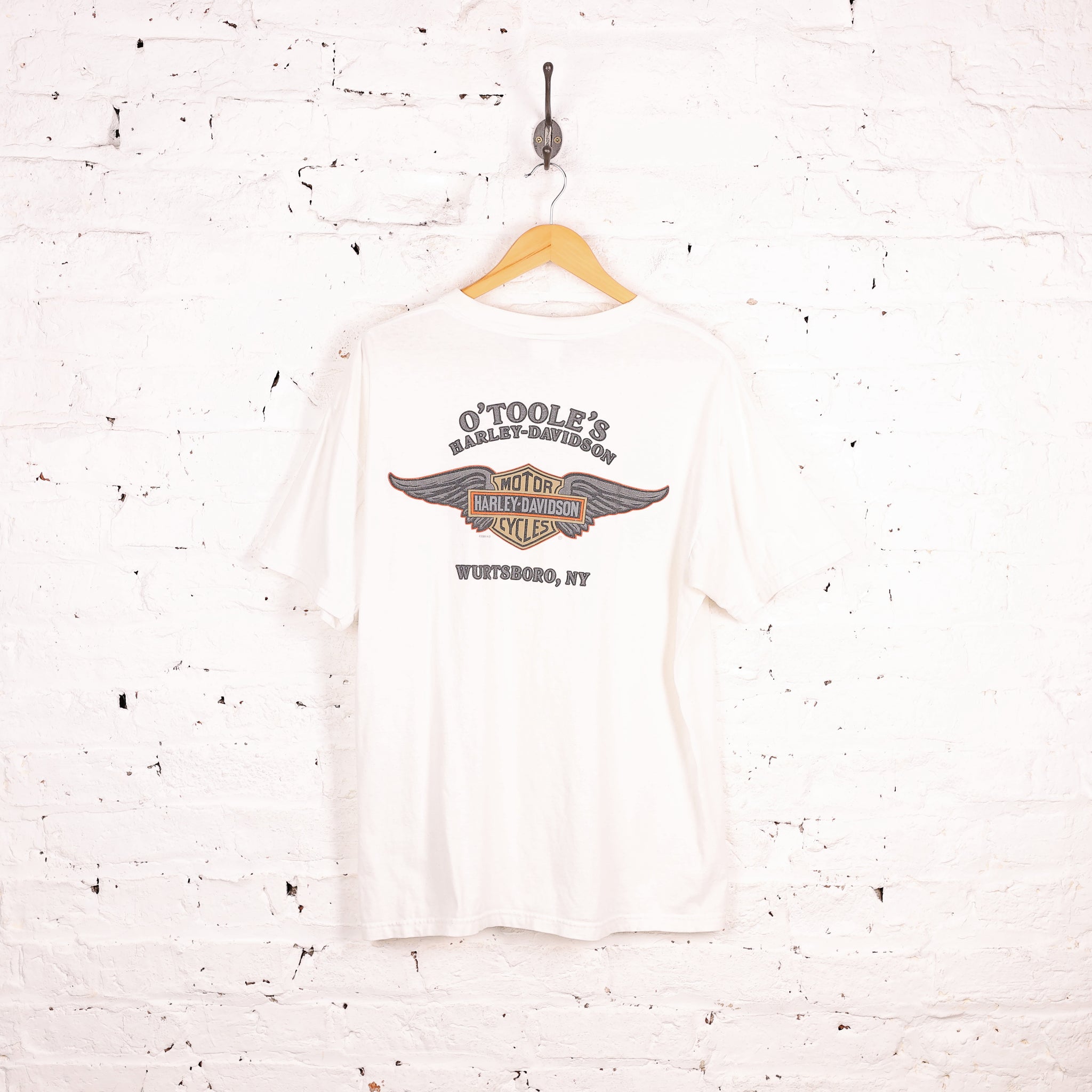 Harley Davidson T Shirt - White - L – Headlock