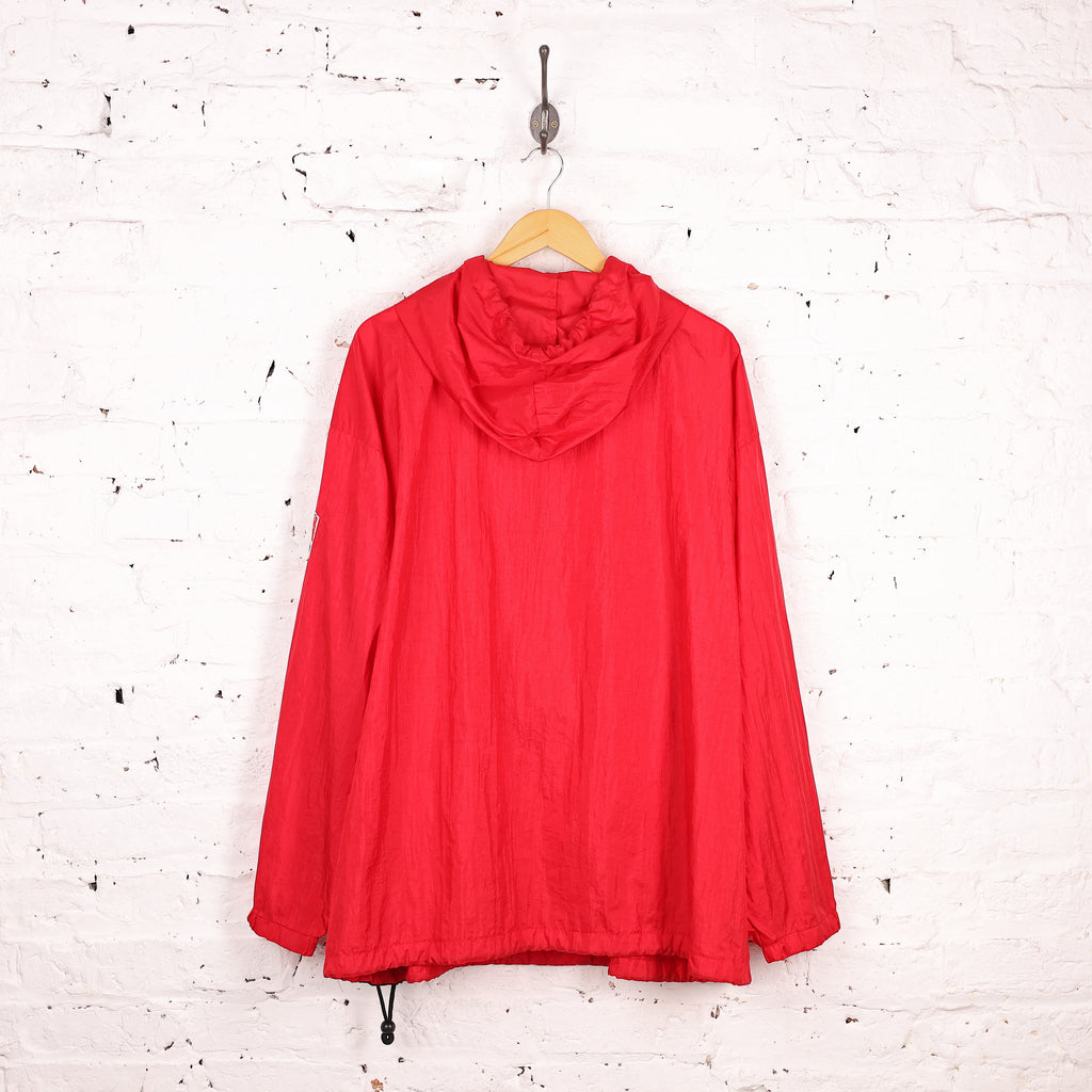 Marlboro Unlimited Pac a Mac Shell Rain Jacket - Red - XL