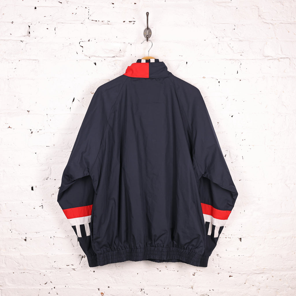 Hummel 90s Shell 1/2 Zip Tracksuit Top Jacket - Black - XXL