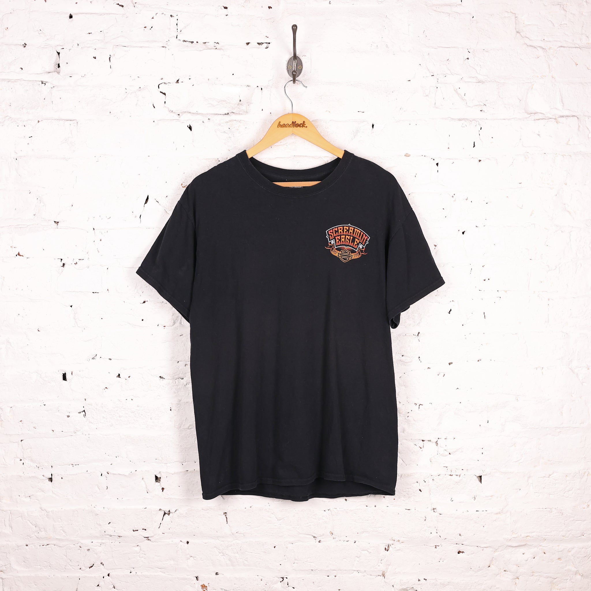 Harley Davidson Screaming Eagle T Shirt - Black - S – Headlock