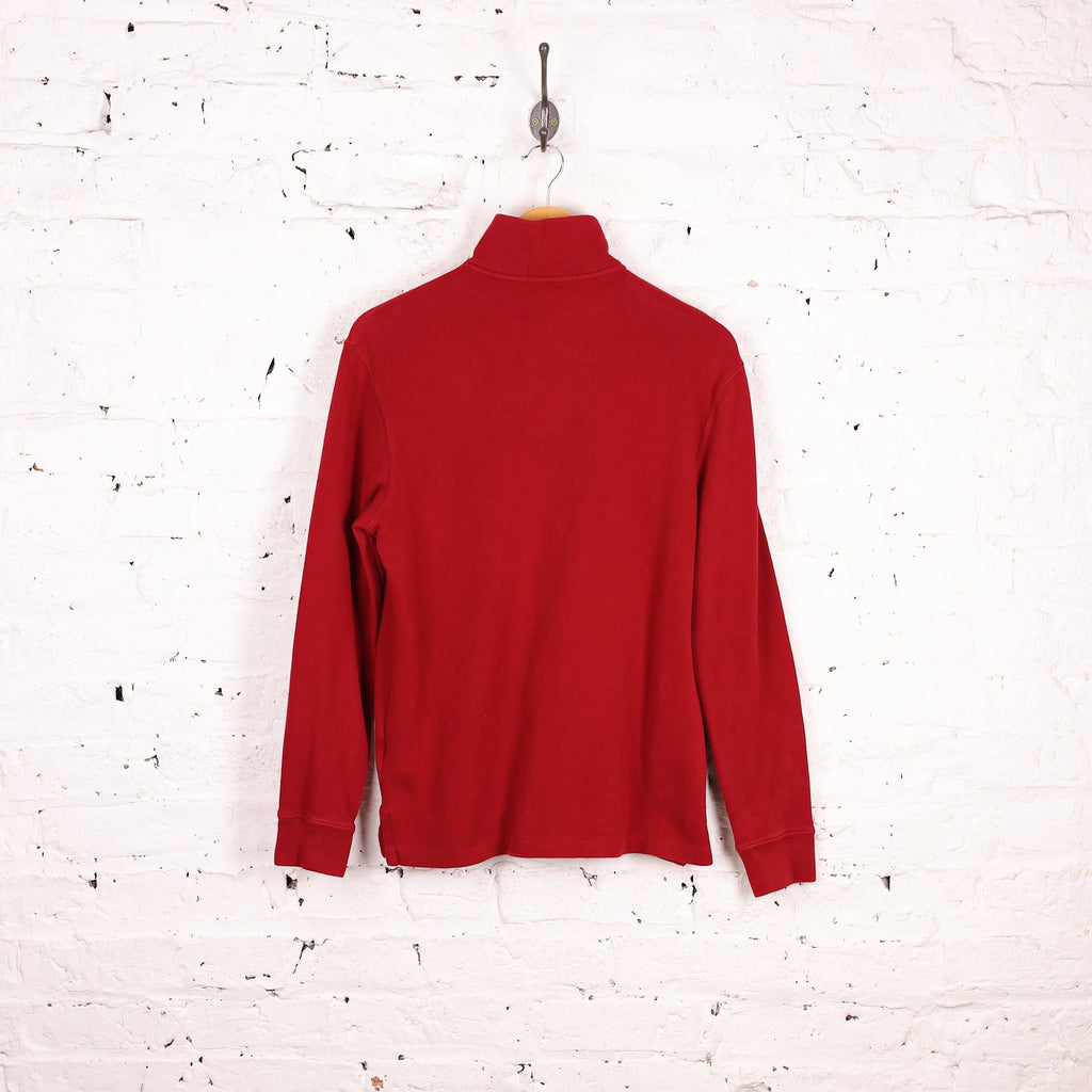 Ralph Lauren 1/4 Zip Sweatshirt - Red - S