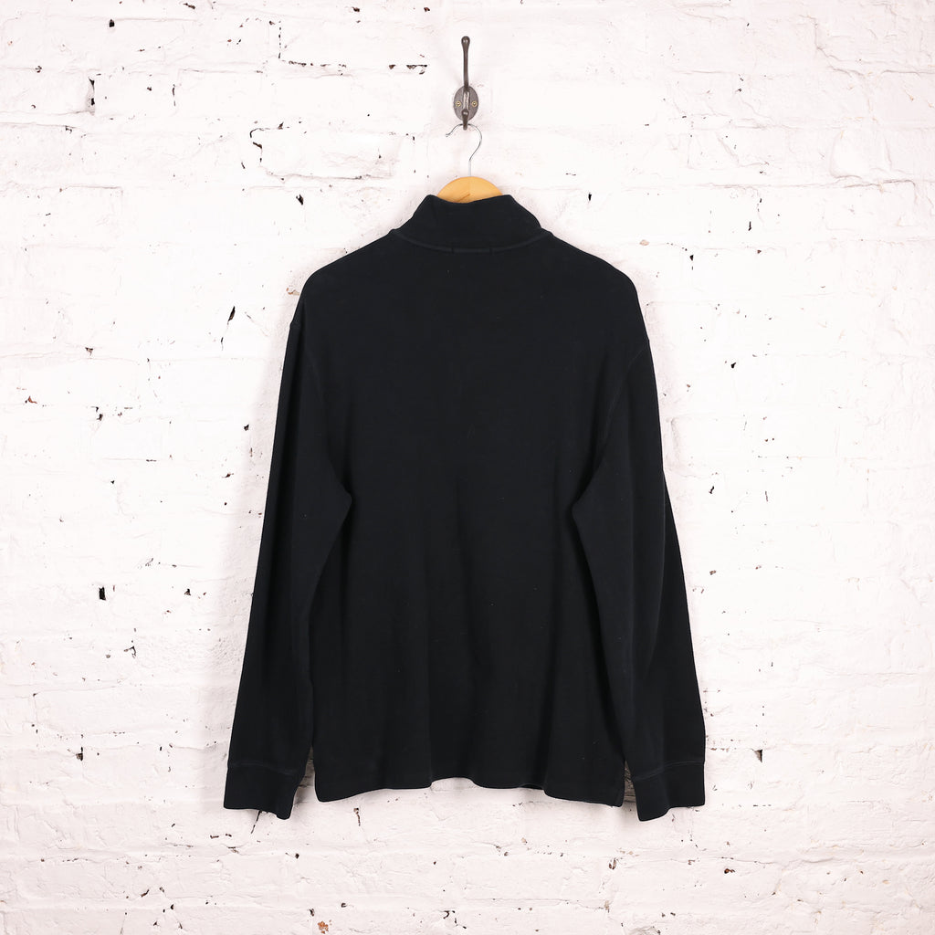 Ralph Lauren 1/4 Zip Sweatshirt - Black - L