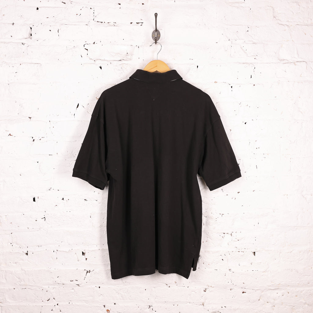 Tommy Hilfiger Short Sleeve Polo Shirt - Black - XL