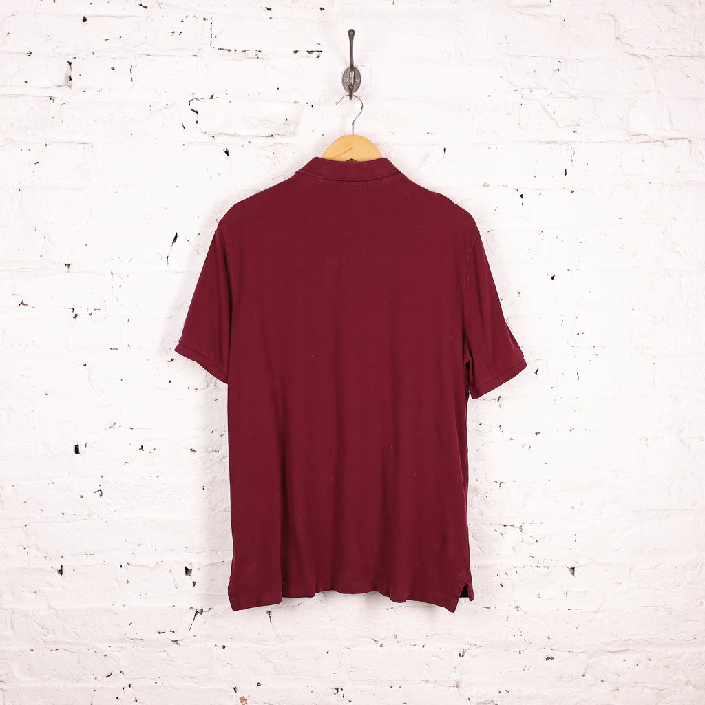 Ralph Lauren Short Sleeve Polo Shirt - Maroon - L