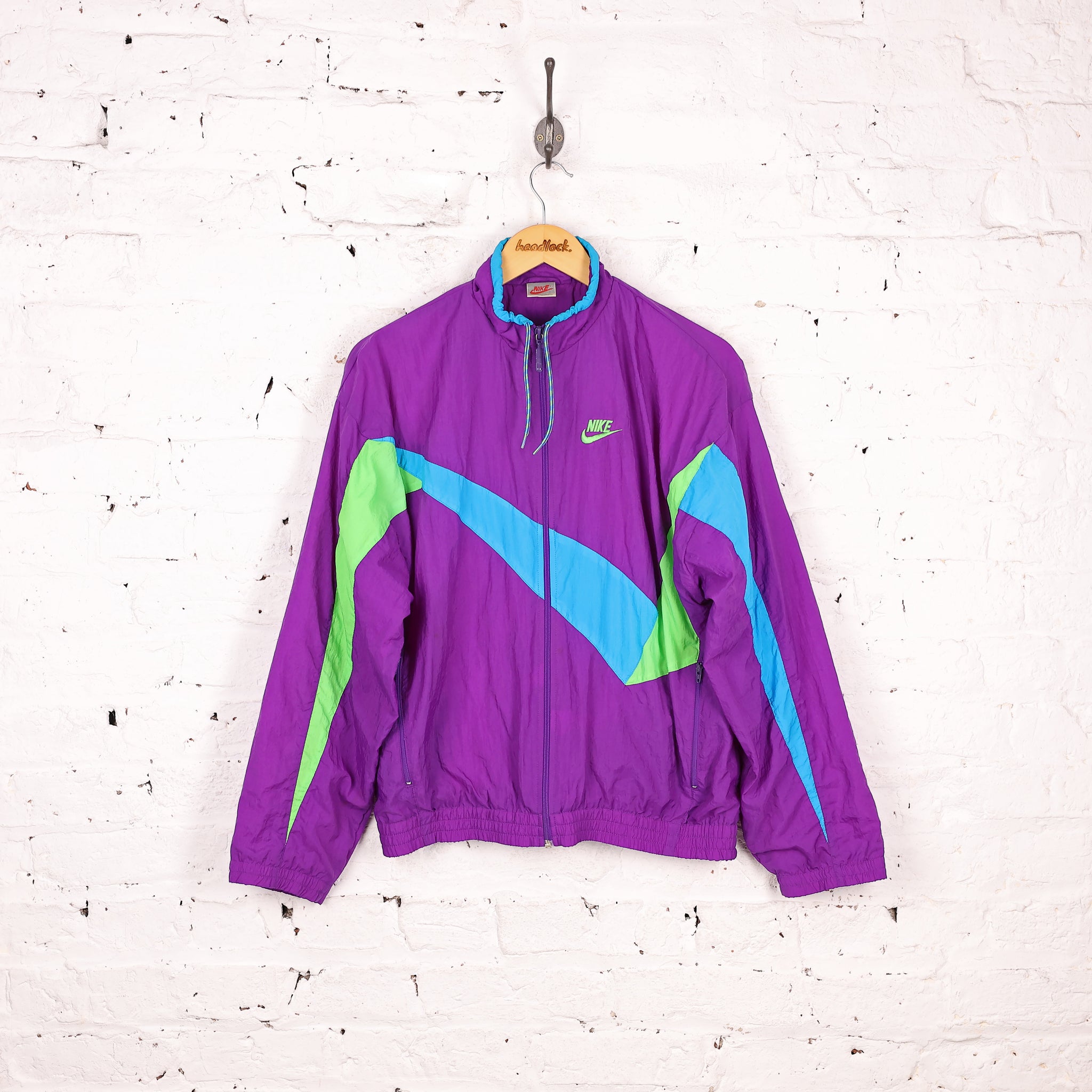 nike purple track jacket Nike Performance LAL ANORAK - Club wear - field purple&frasl;sail&frasl;purple