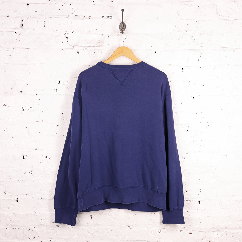 Ralph Lauren Polo Spell Out Sweatshirt - Blue - XL